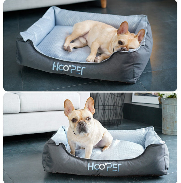 Cooling pet bed for dogs and cats, 120cm summer mat by dealonlinenz, designed to keep pets cool and comfortable.