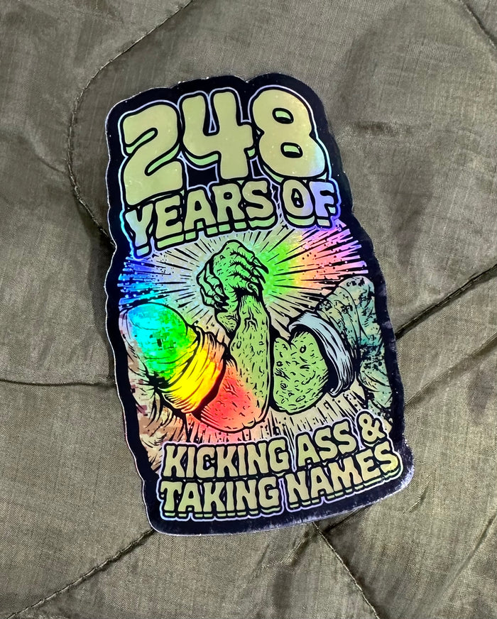 248 Years Sticker