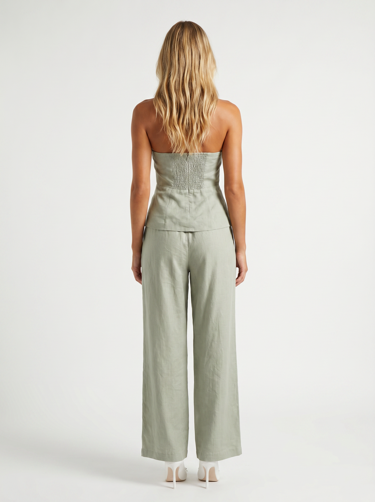 Dune Road Linen Halter Top