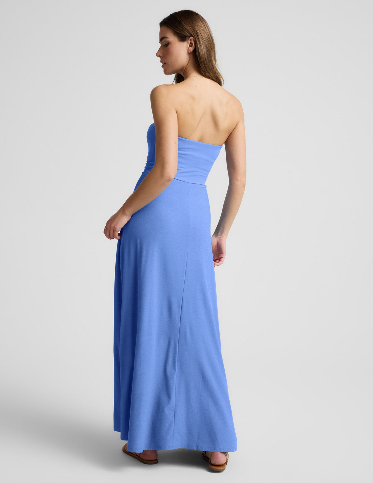 Featherweight Strapless Maxi Dress