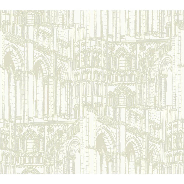 American Classics Architectural Drawing on Sure Strip Wallpaper - all4wallswall-paper
