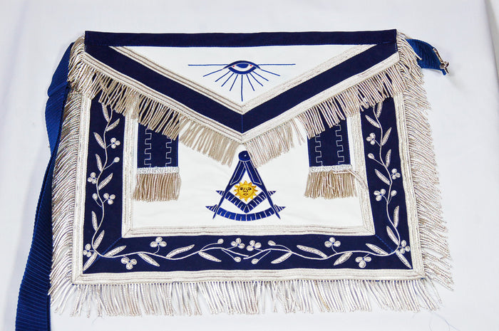 D2517 Apron Past Master (Bullion) 14 x 16 REAL LEATHER