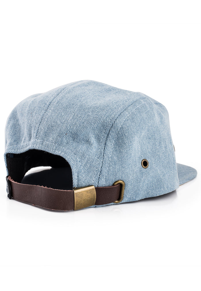 Blackskies-Eos-5-Panel-Hat-Denim-Blue-Adjustable-Strap
