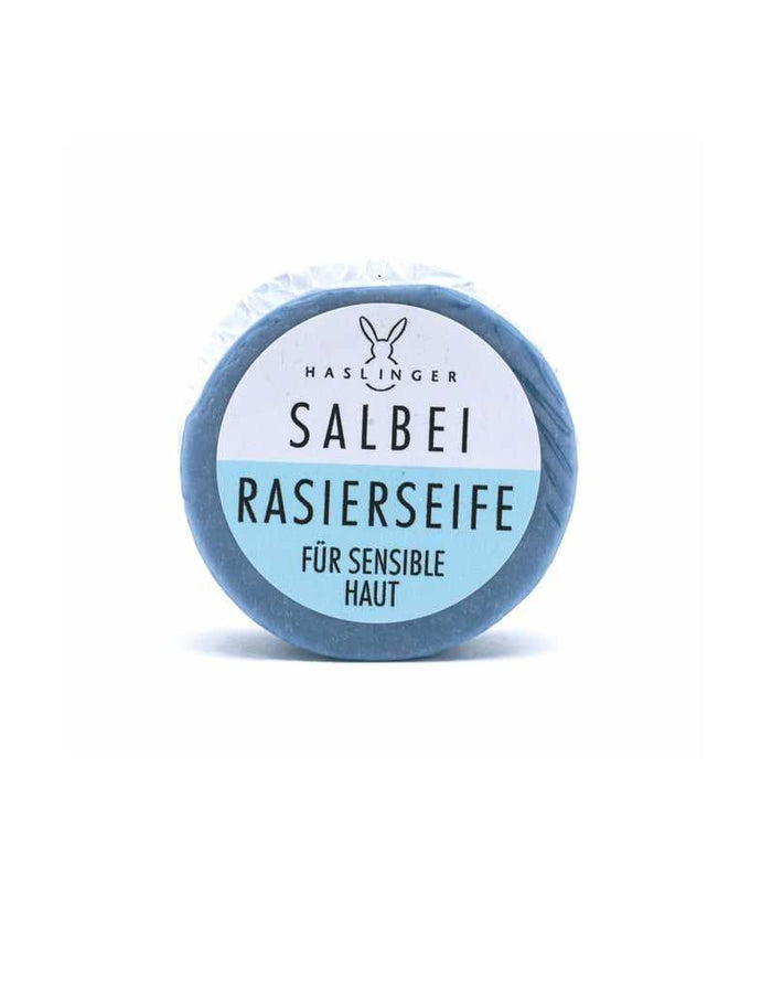 Haslinger Sage Shaving Soap for Sensitive Skin