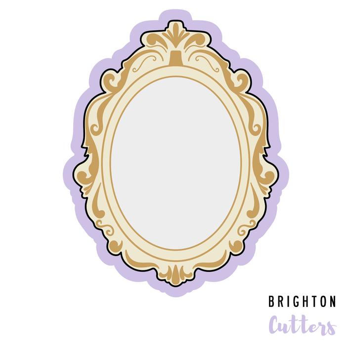 Ornate Mirror Cookie Cutter