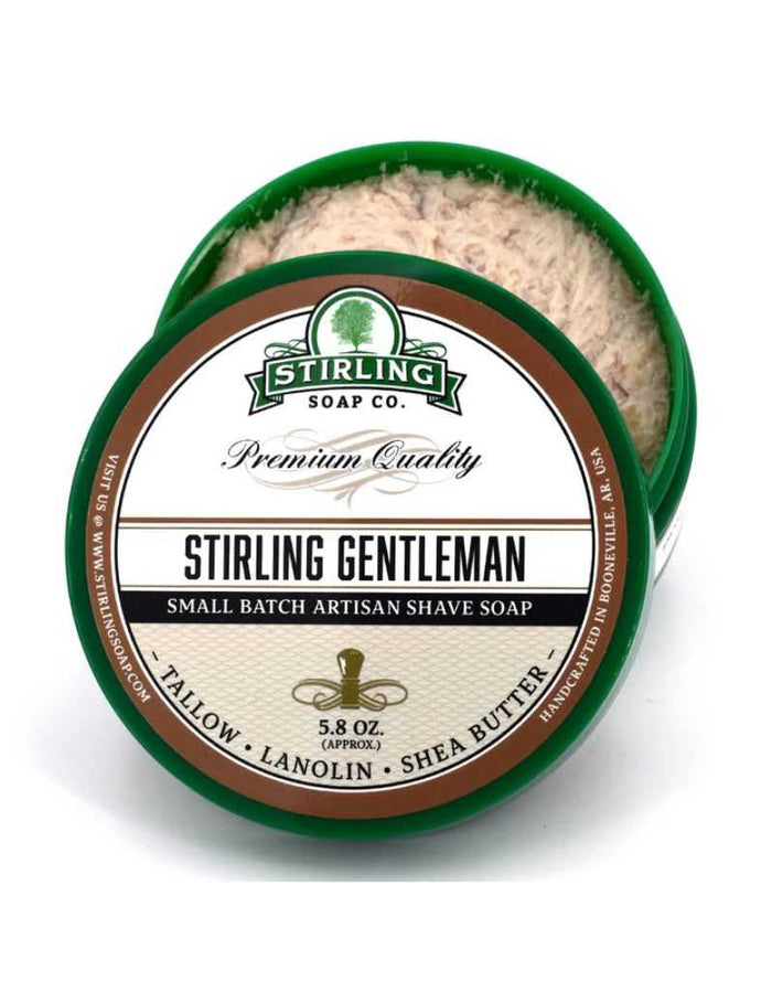 Stirling Gentleman Shave Soap 5.8 oz container with label