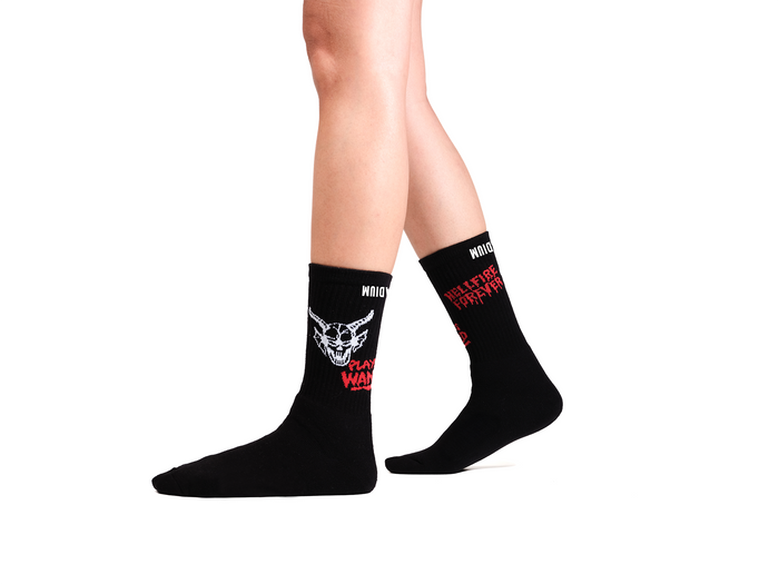 SX7414-008 | HELLFIRE SOCKS | BLACK