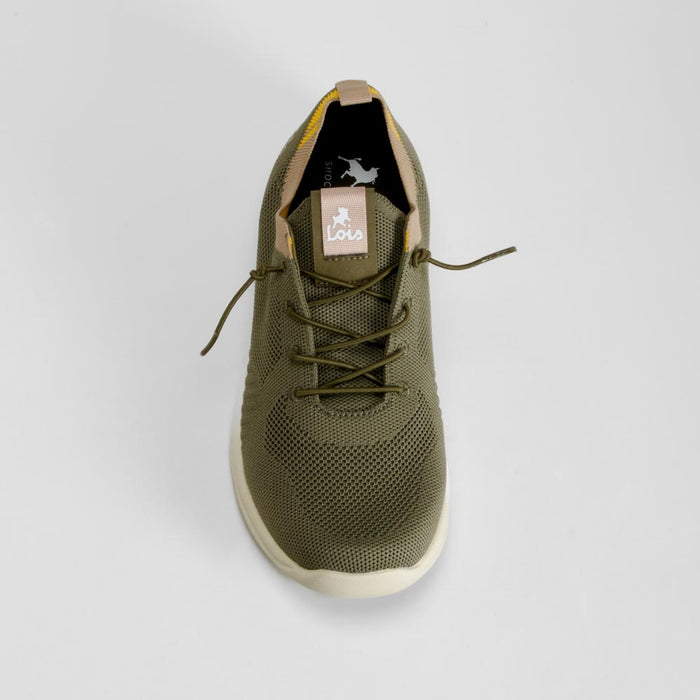 Zapatilla urbana ligera verde LOIS