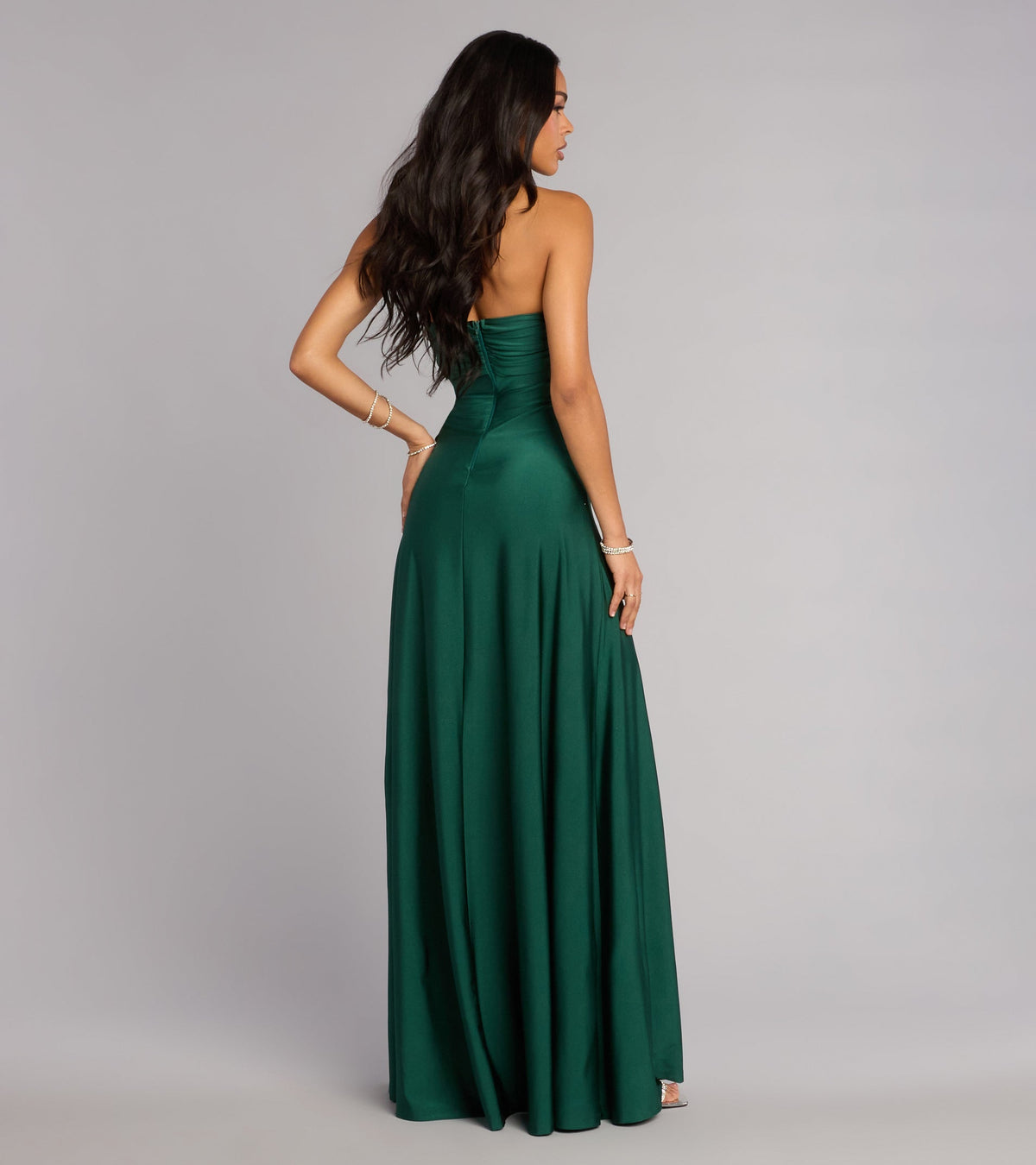Ally Strapless A-Line Formal Dress