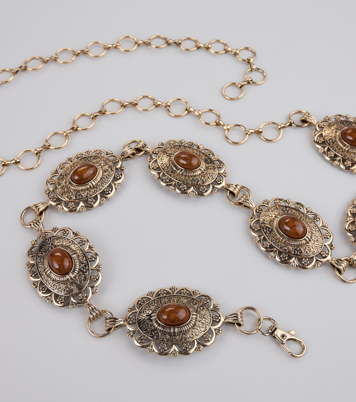 Southern Wind Statement Concho Chain Belt