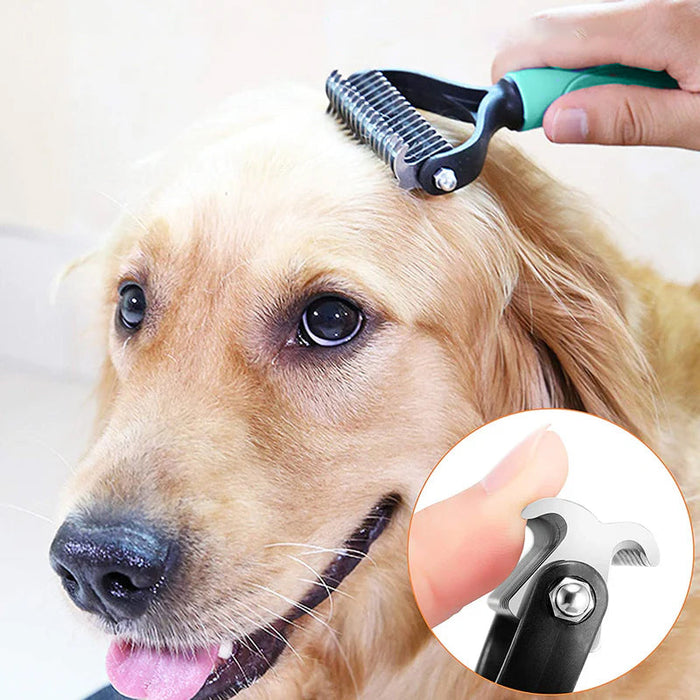 😺🐶1+1 gratis🧹 Dvostranski glavnik za mačke in pse🐾-SI