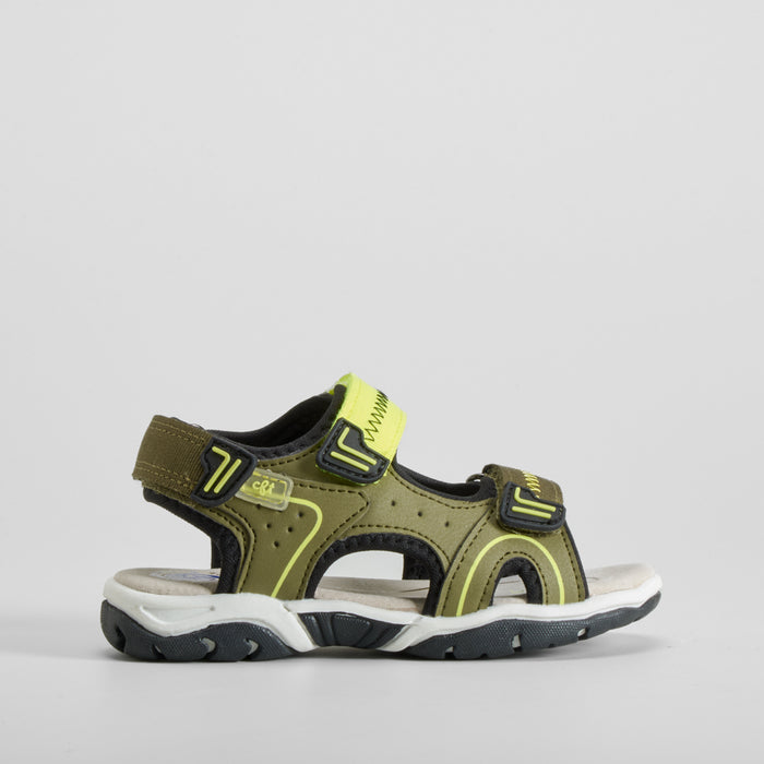 Sandalia deportiva infantil verde COMFEET