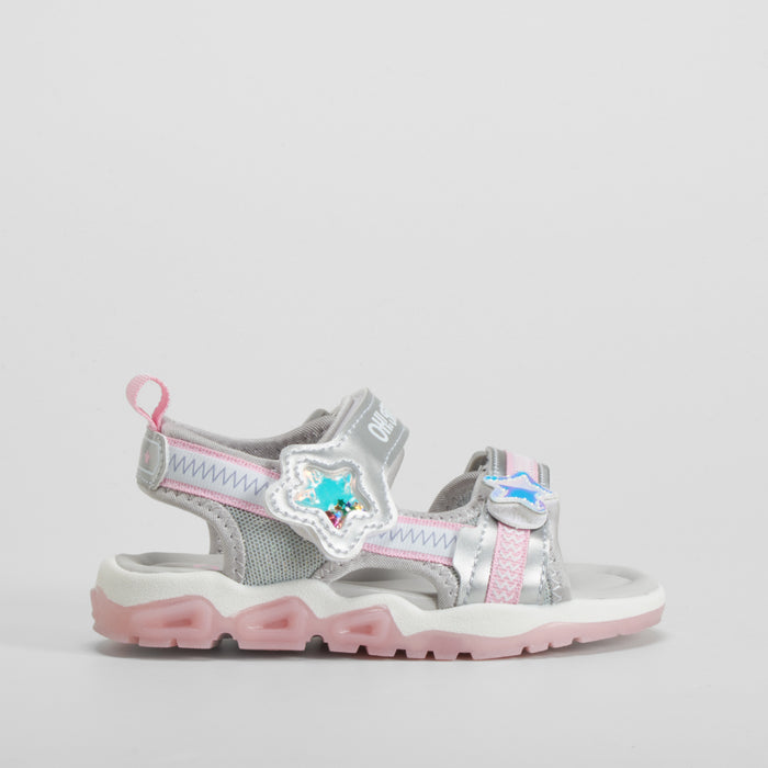 Sandalia deportiva de luces gris OH GIRL