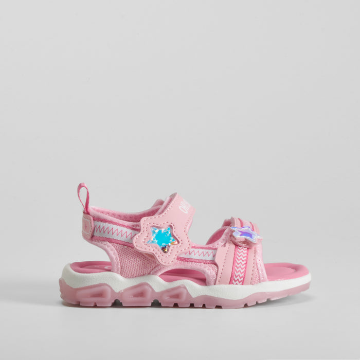 Sandalia deportiva de luces rosa OH GIRL
