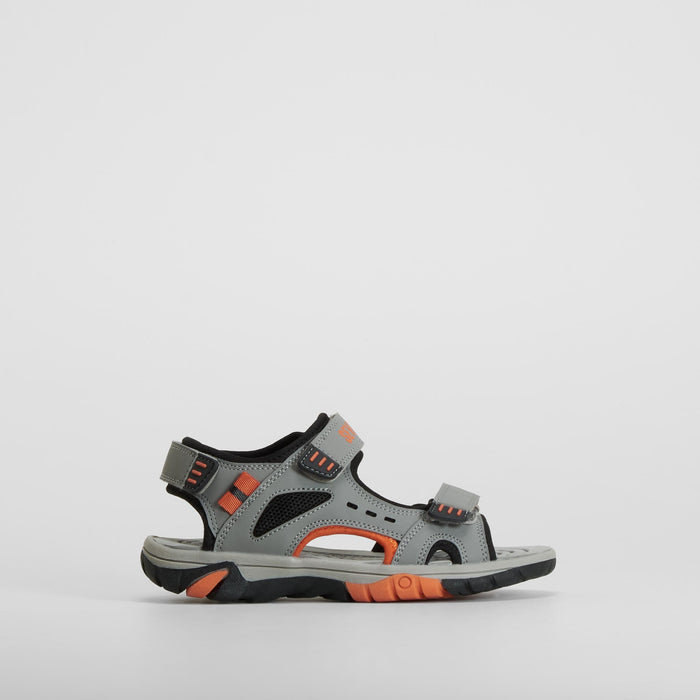 Sandalia deportiva velcro gris SEVEN FIVE
