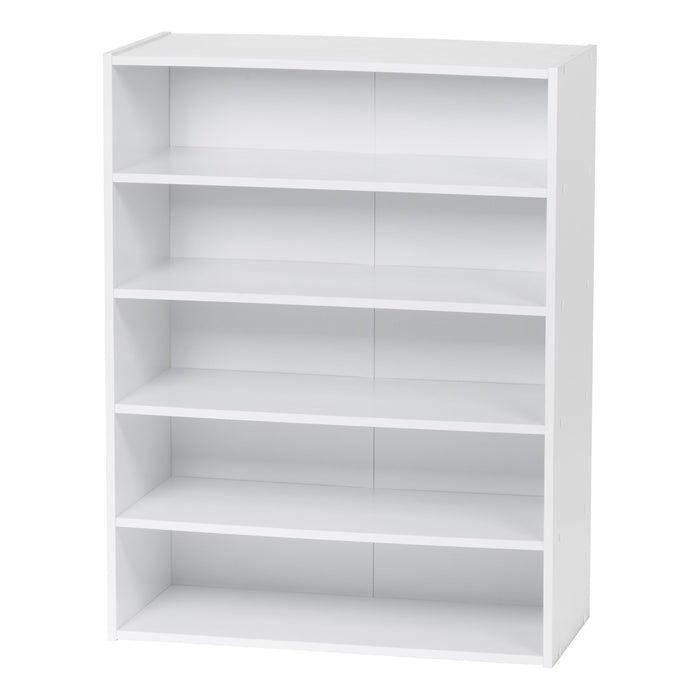 5-Tier Multi-Purpose Organizer Shelf, White - IRIS USA, Inc.