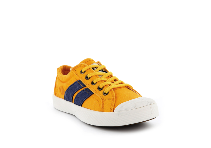 55722-706-M | PALLAFLAME LOW CANVAS | GOLD FUSHION/STAR WHITE