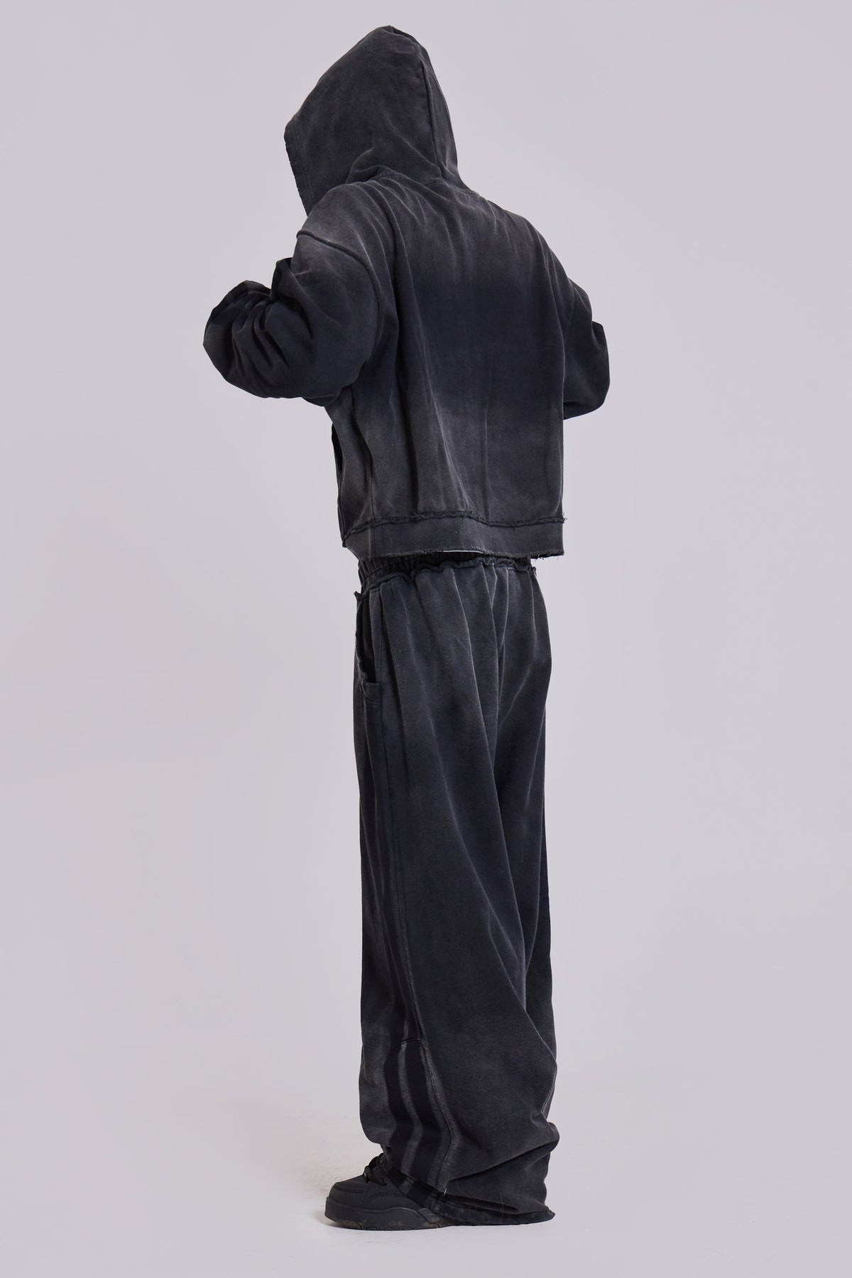 Grey Sporty Baggy Monster Joggers