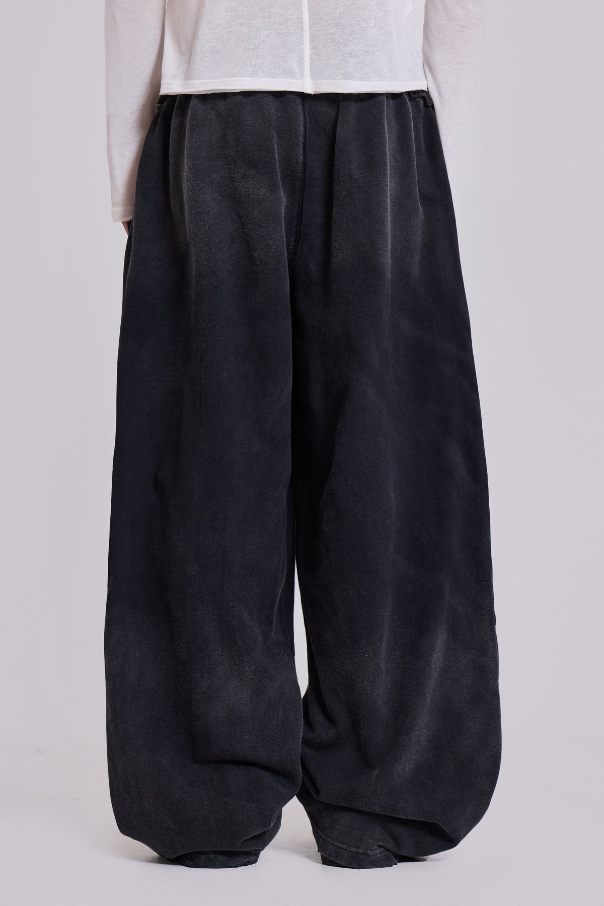 Grey Sporty Baggy Monster Joggers