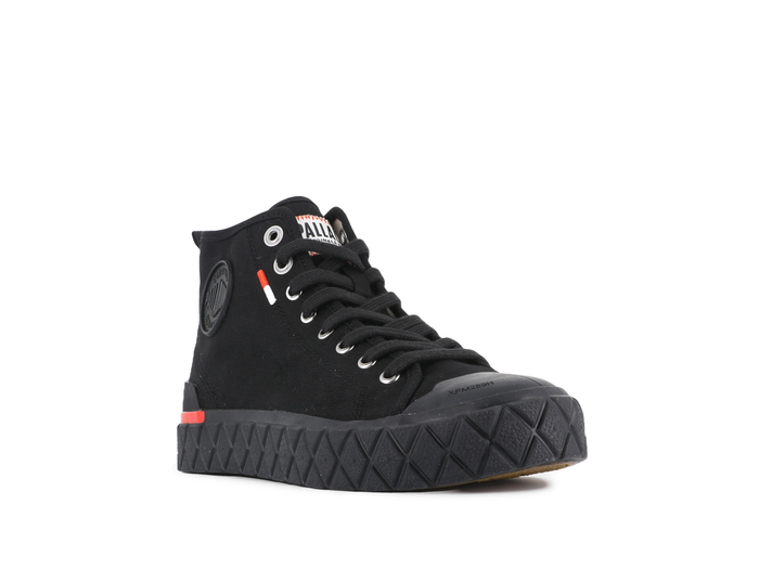 79142-001-M | PALLA ACE CHUKKA ORGANIC | BLACK/BLACK