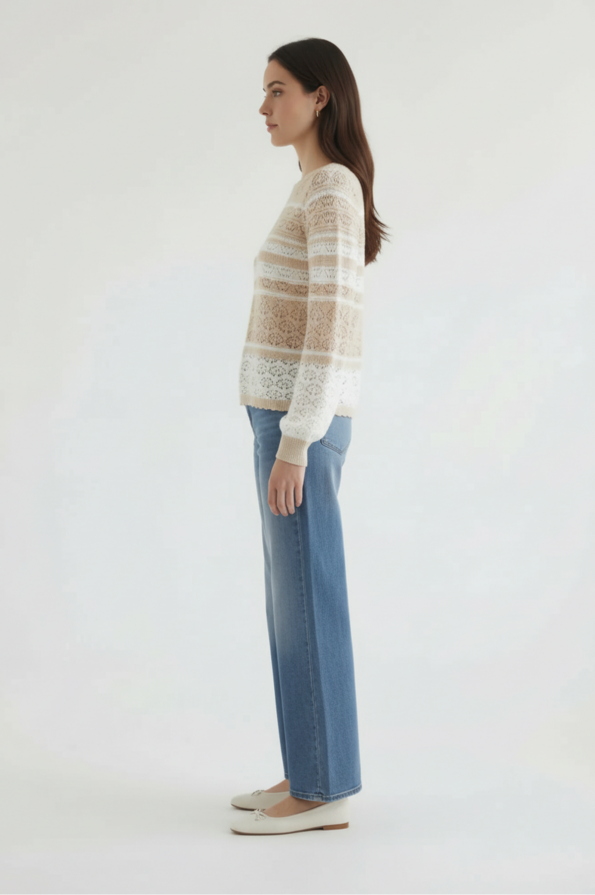 Abbe Scalloped Sweater