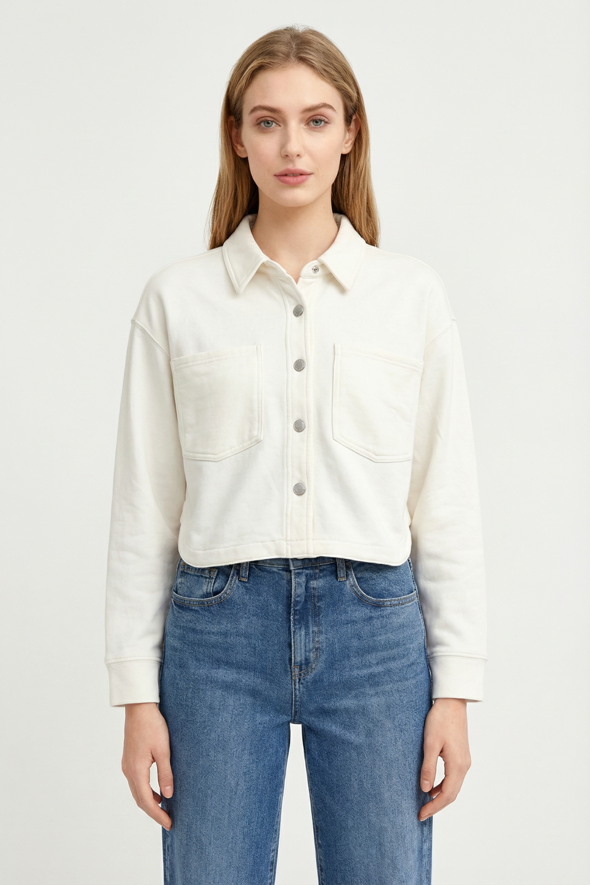 All Day Cropped Knit Jacket