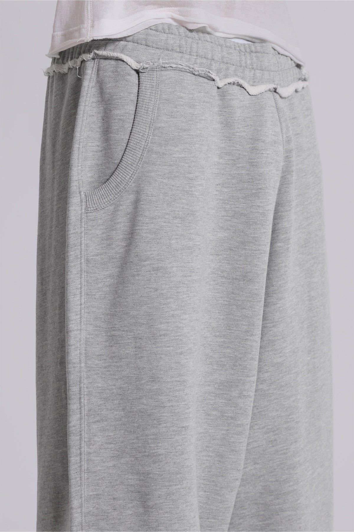 Grey Marl Baggy Monster Joggers