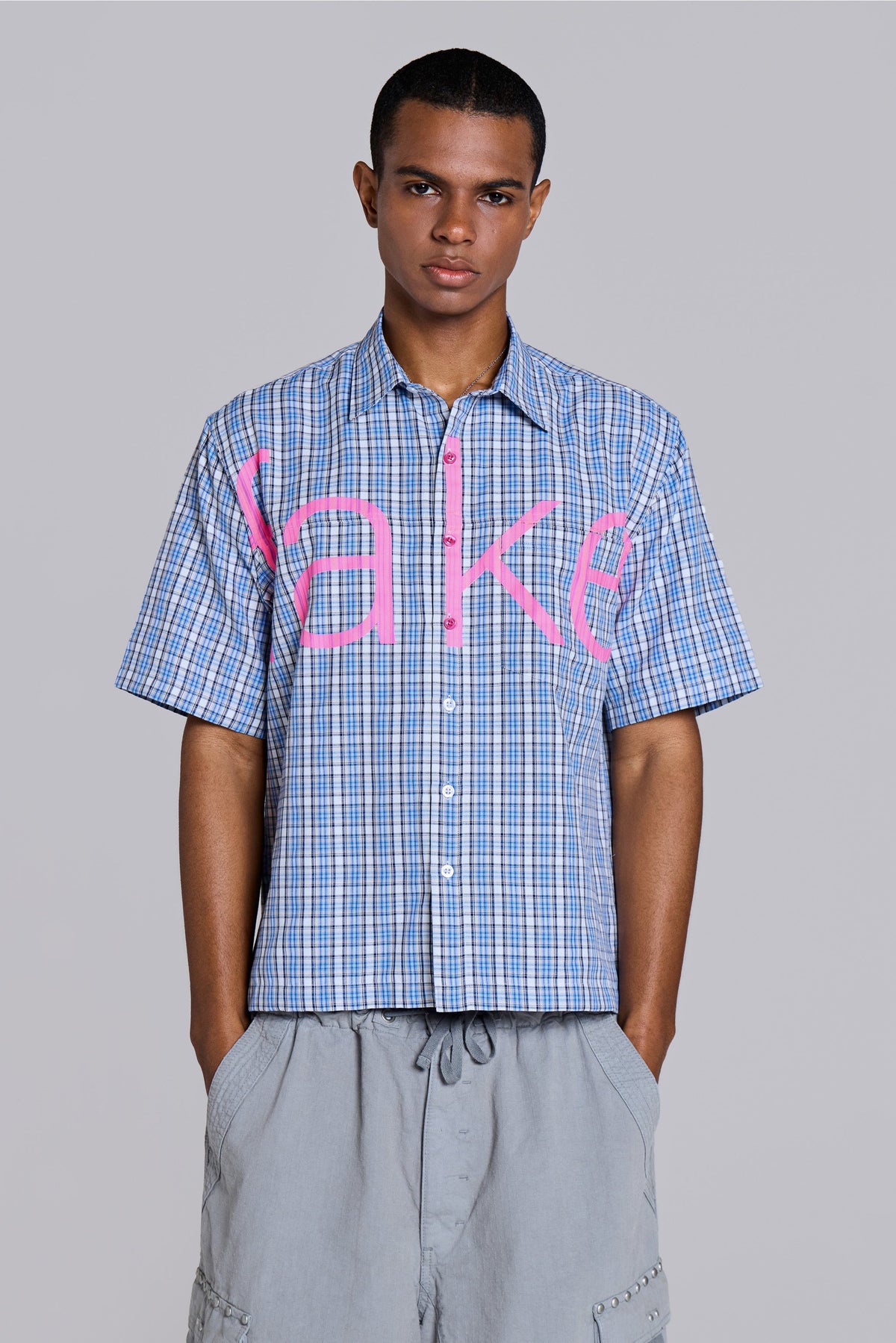 Fake Check Shirt