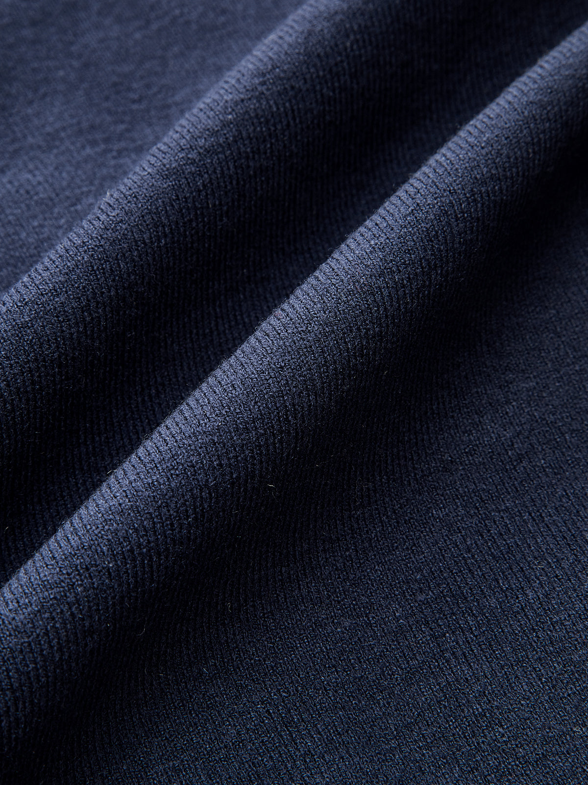 Sailor Collar Denim Trim Knit Outerwear