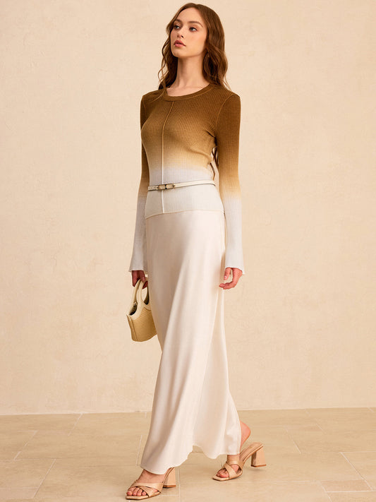 Ombre Slim Knit Top