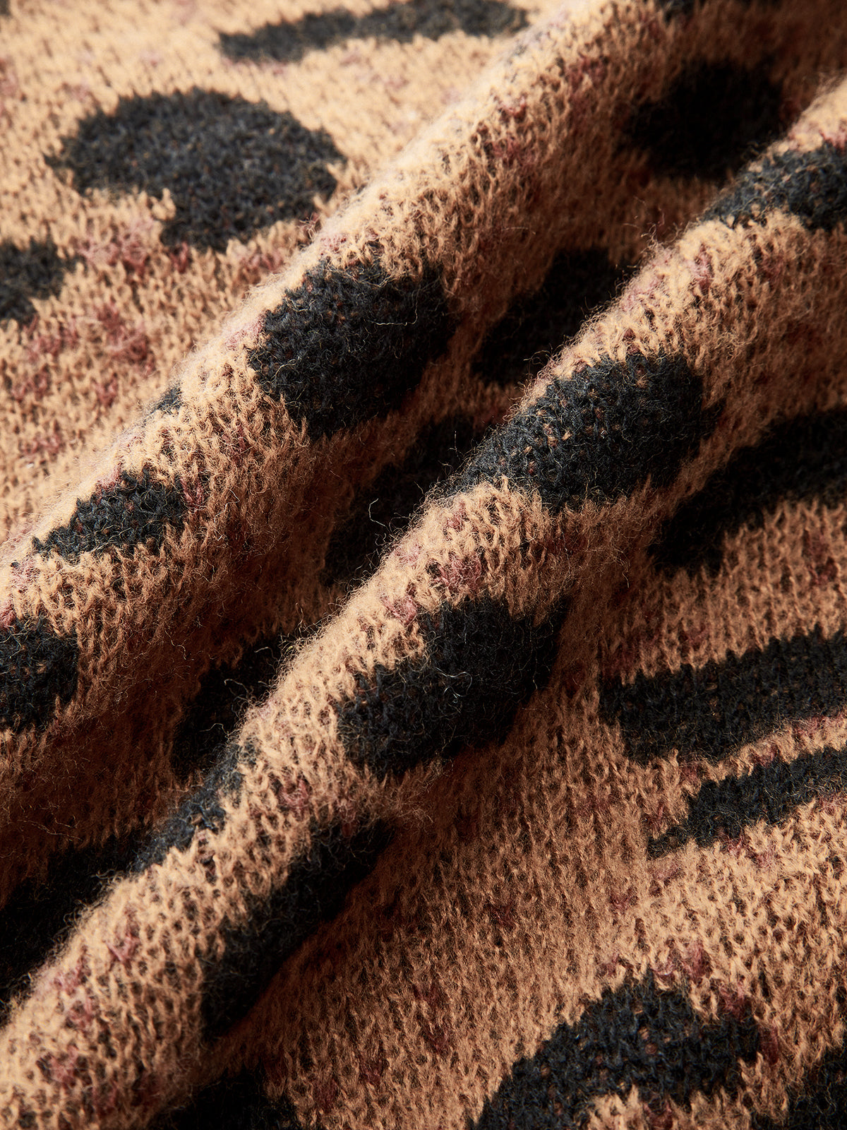 Leopard Print Bow Tie Cardigan