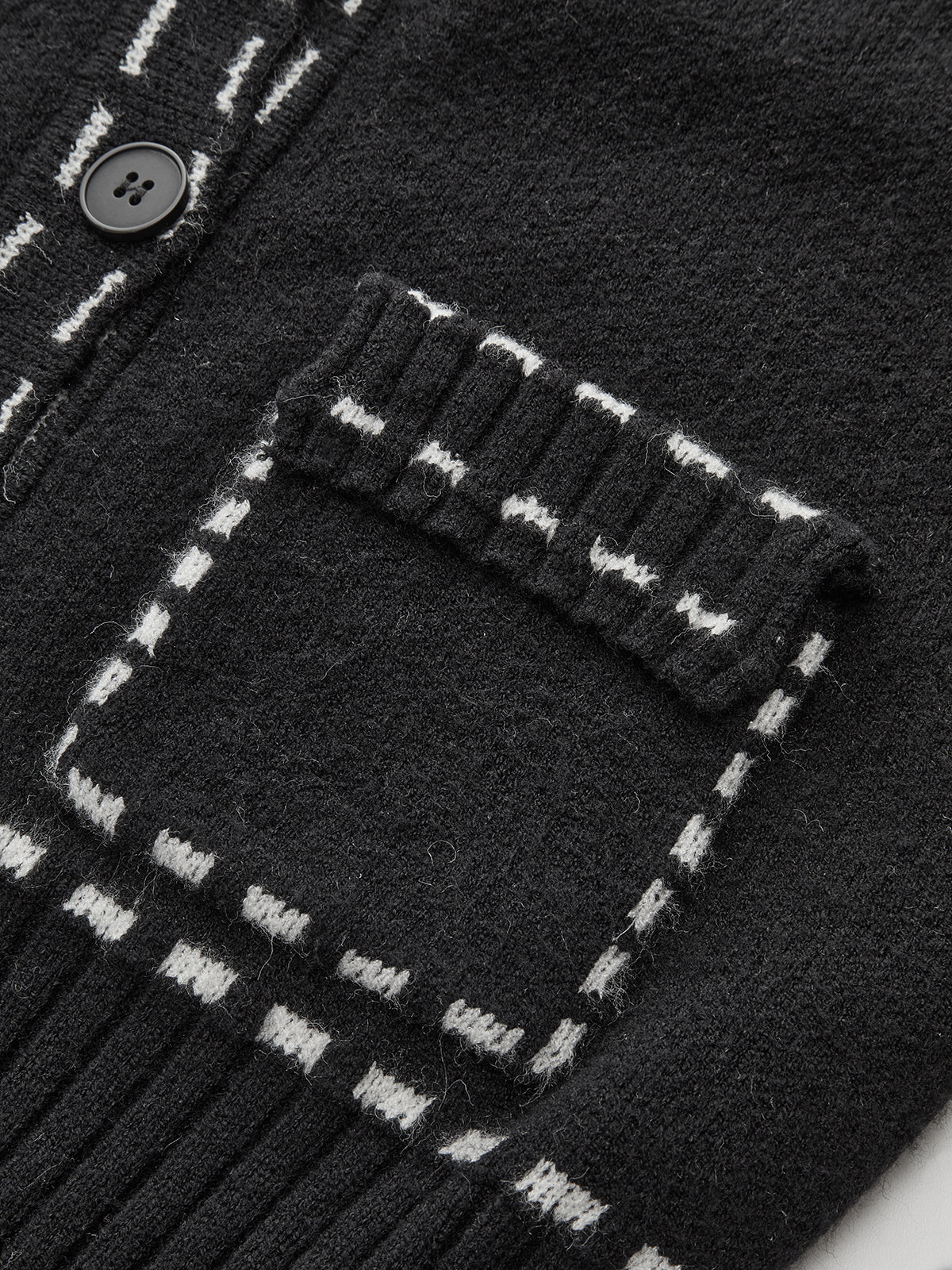 Contrast Trim Cardigan