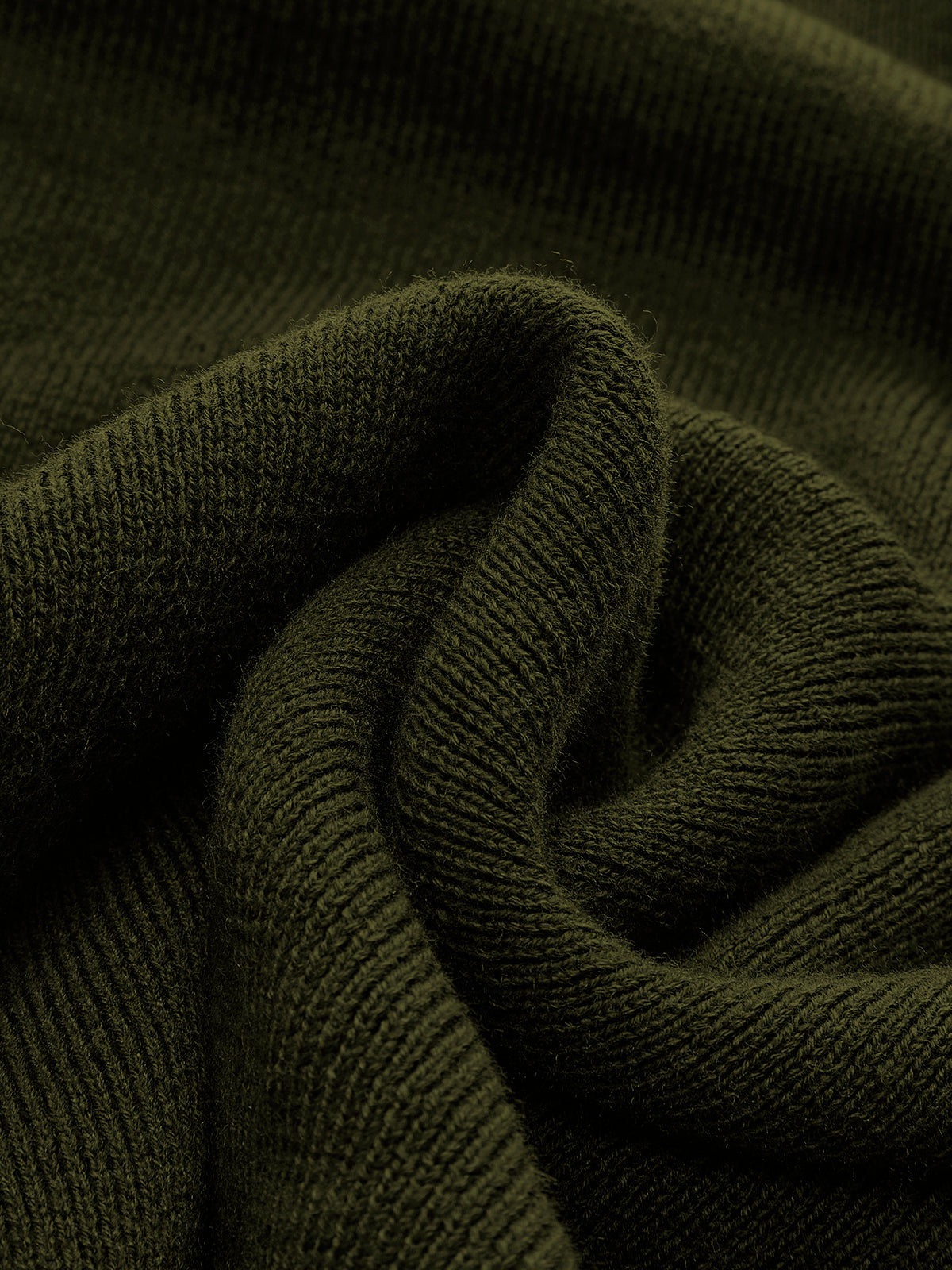 Wool-Blend Asymmetrical Neck Knit Top
