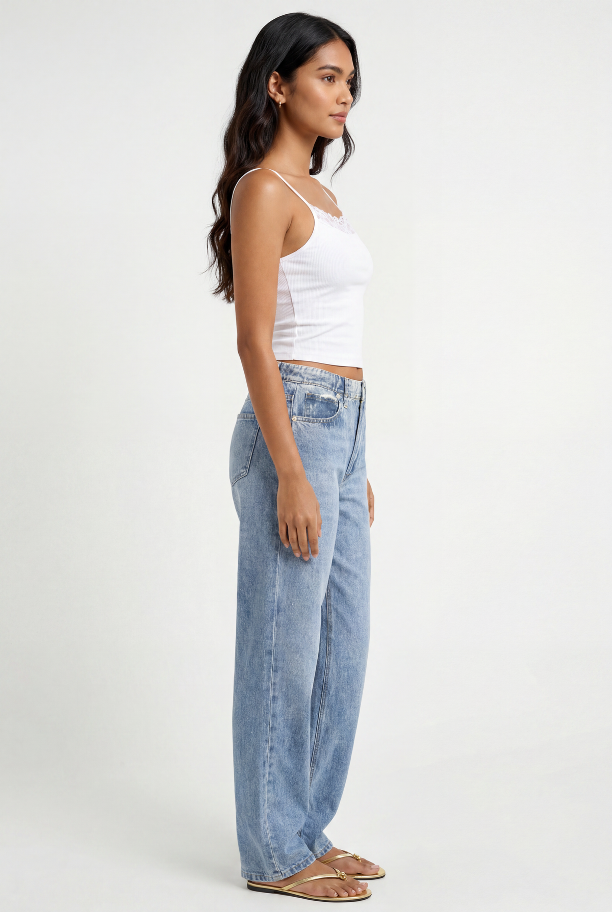 Brentwood Printed Denim Pant