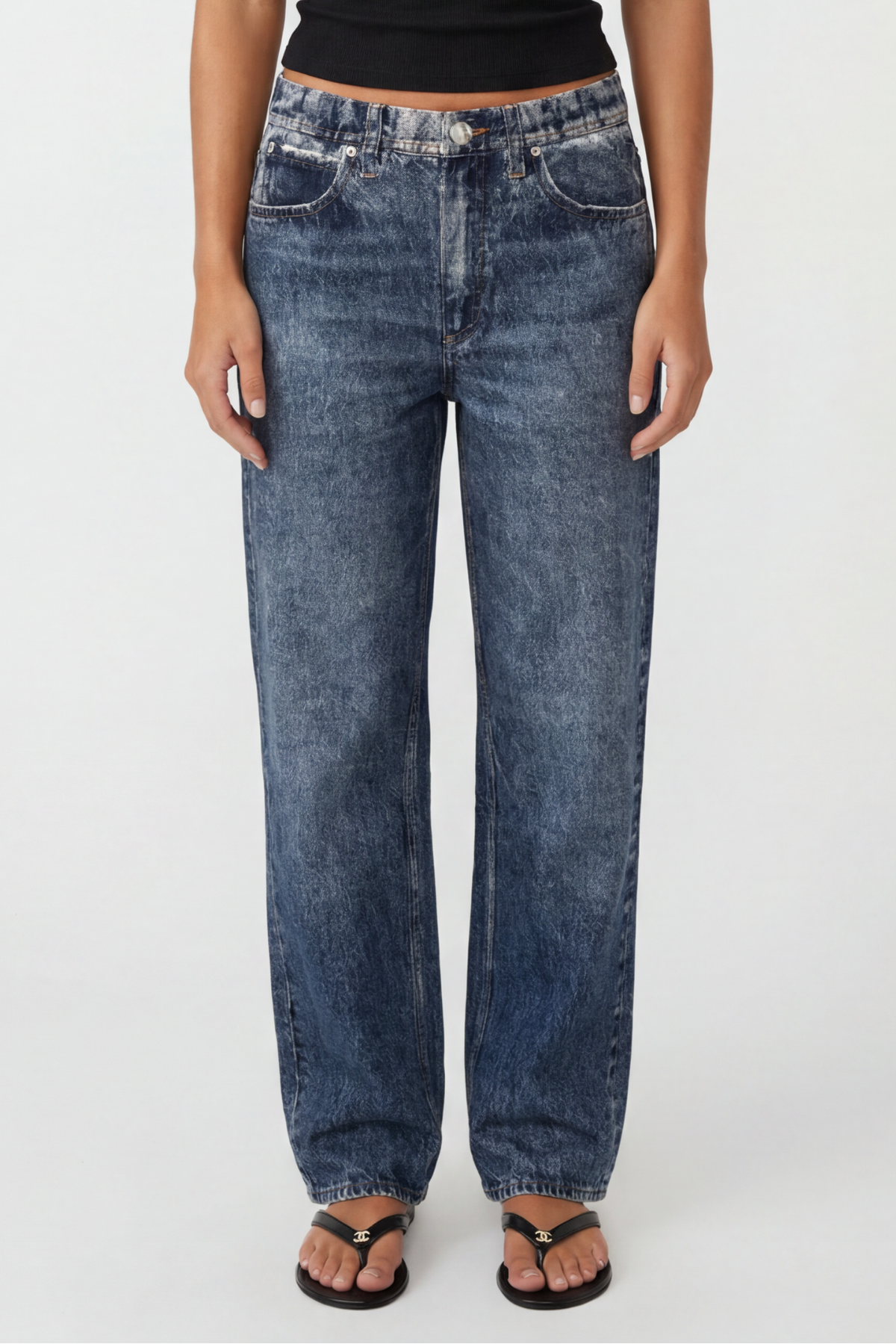Brentwood Printed Denim Pant