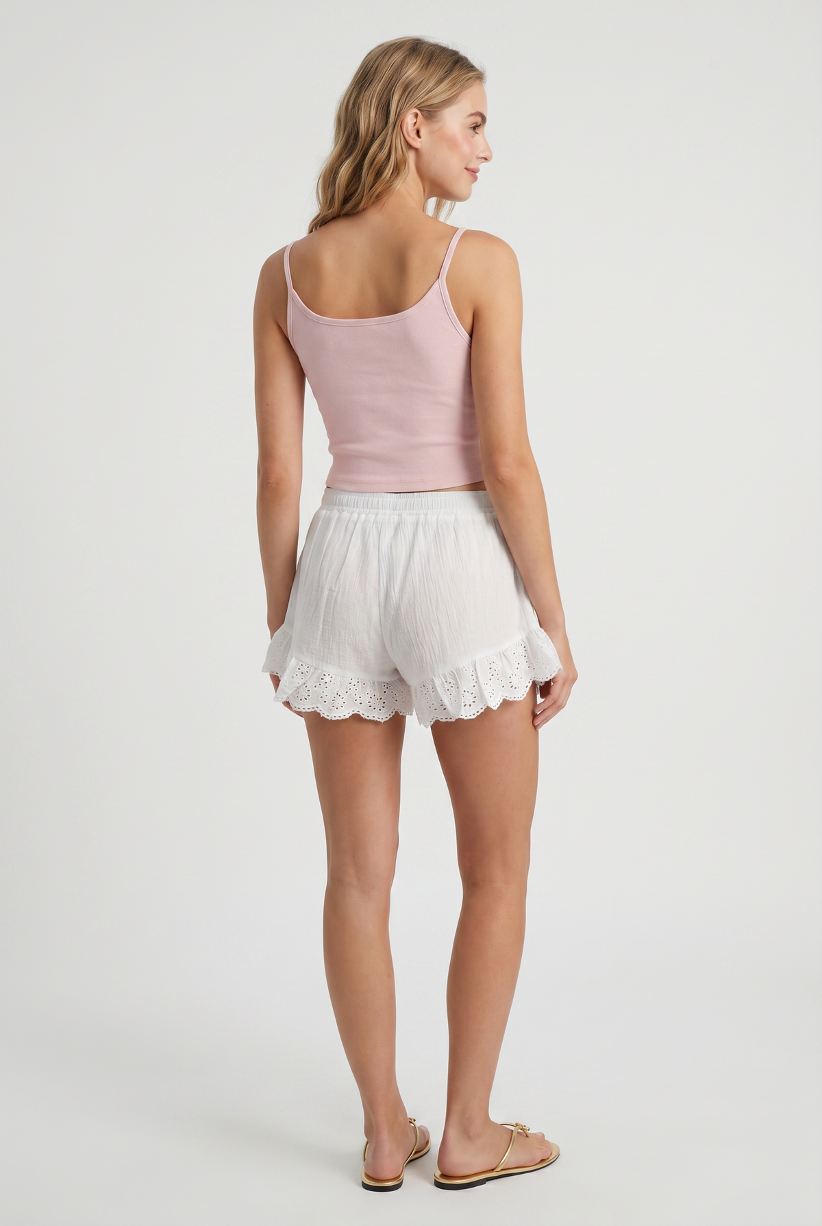 Elle Eyelet Short