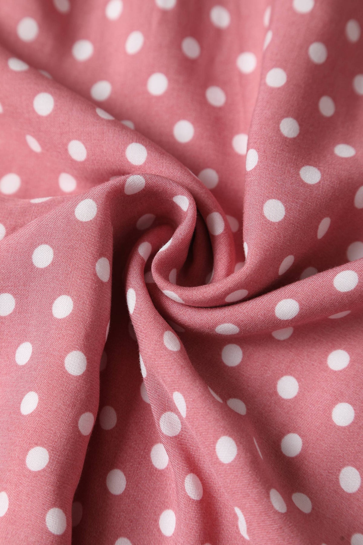Poppy Pink Polka Dot Shirt Dress