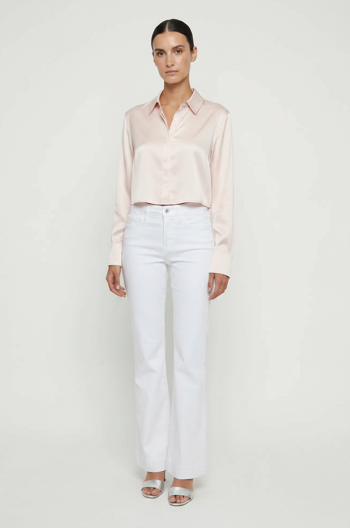 High Low Satin Shirt