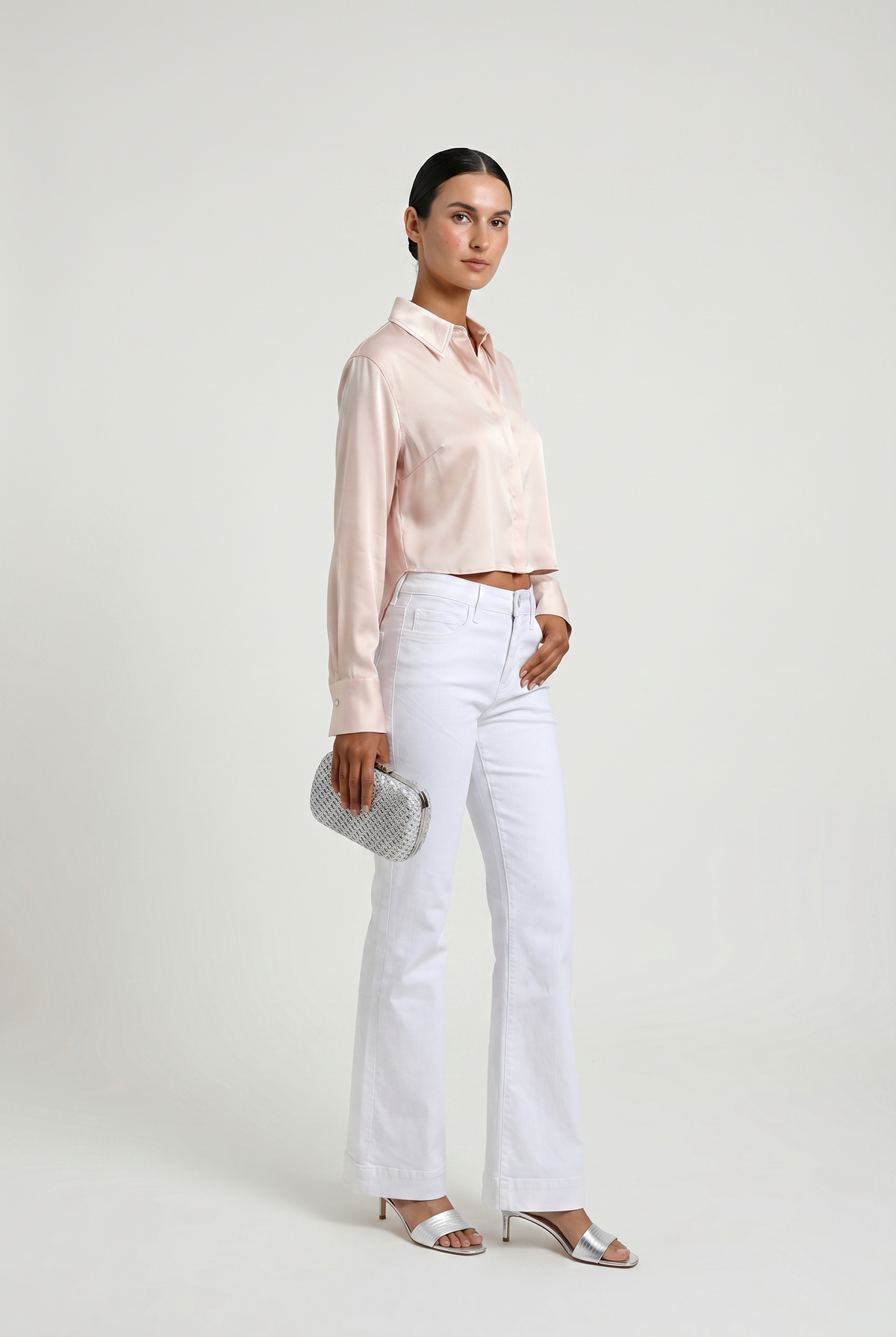 High Low Satin Shirt