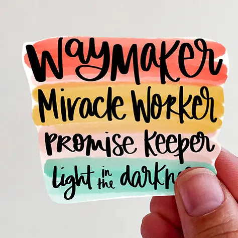 Waymaker Vinyl Sticker