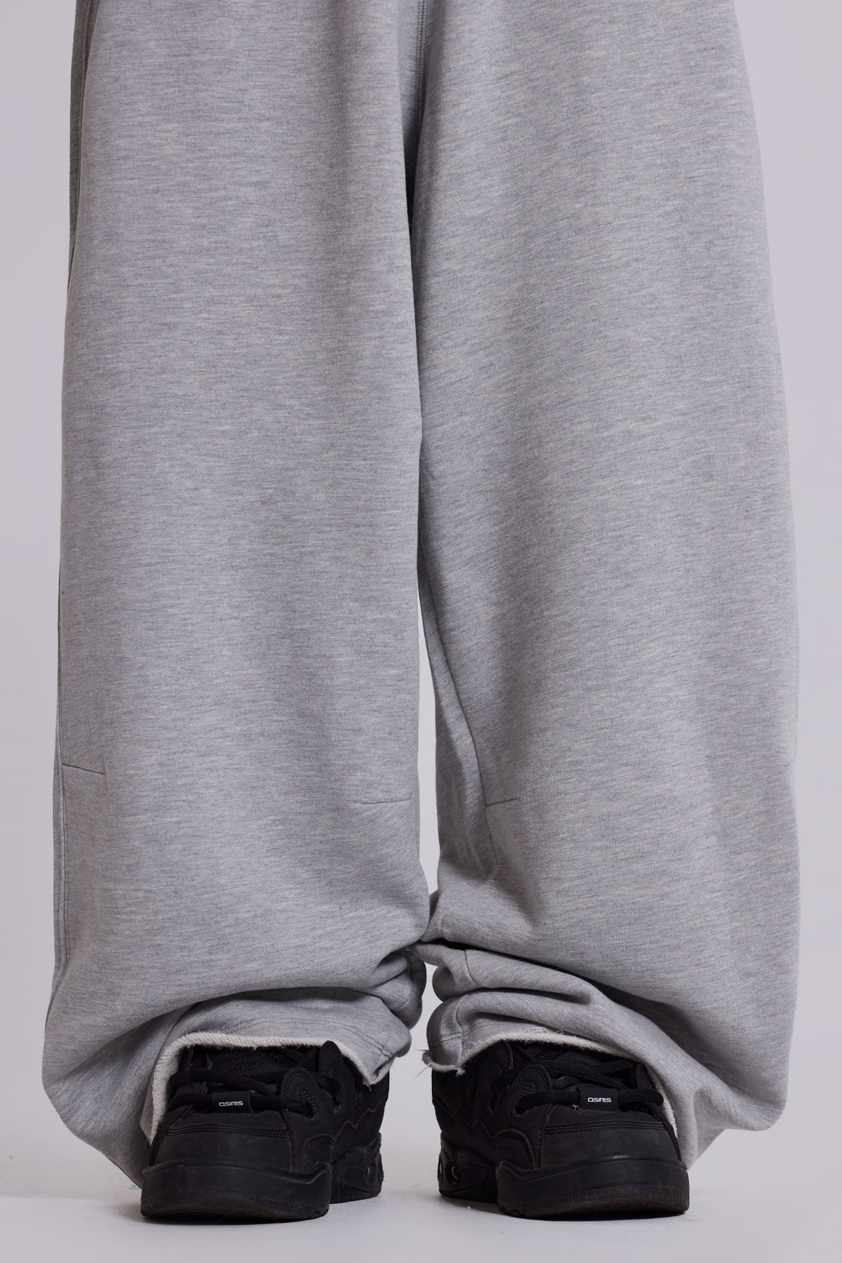 Grey Marl Baggy Monster Joggers