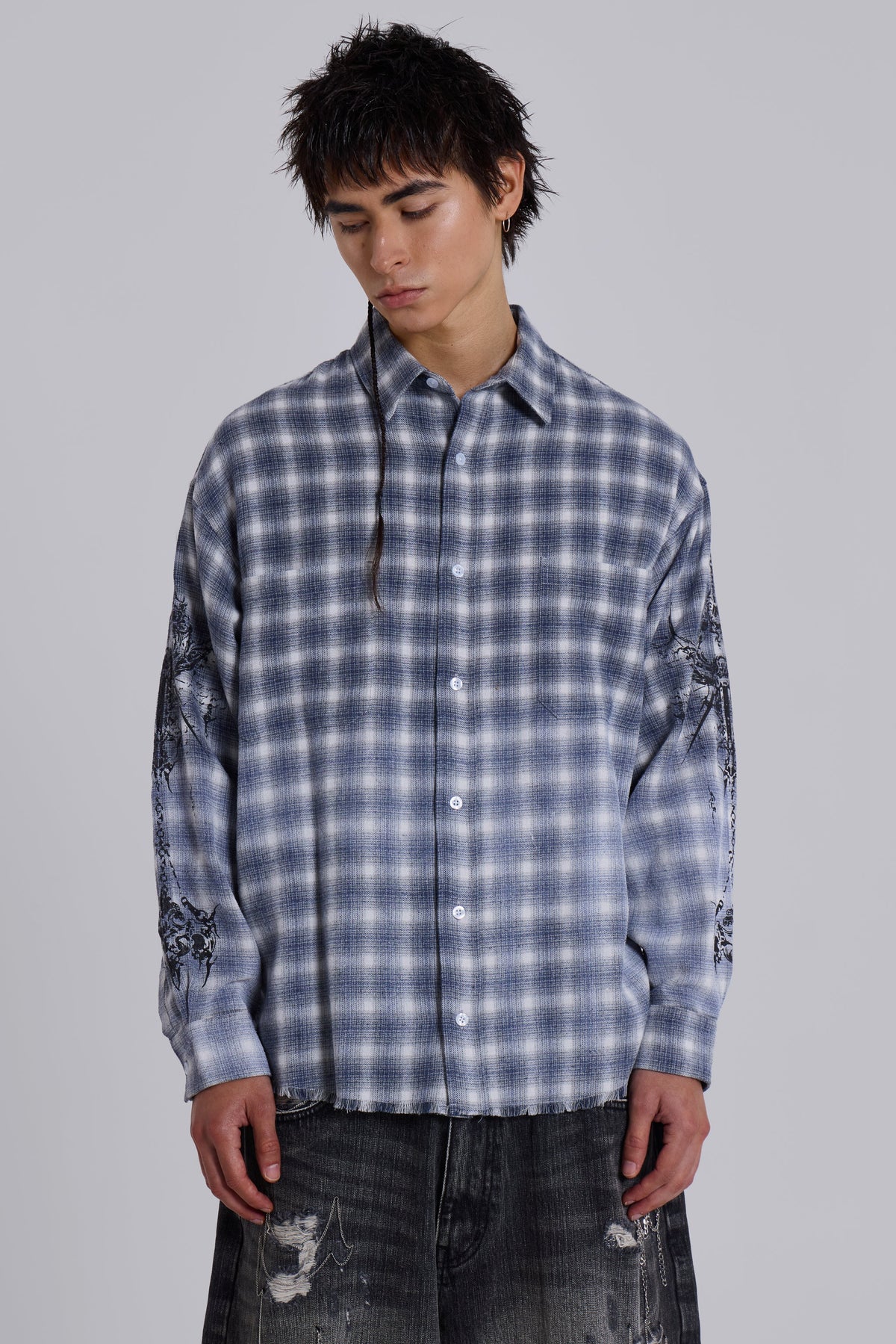 Kasper Inked Flannel Shirt