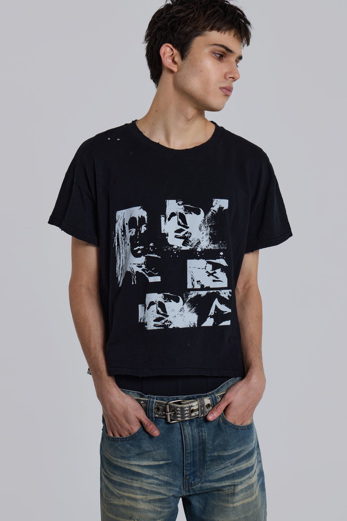 Gun Girl Cropped T-Shirt