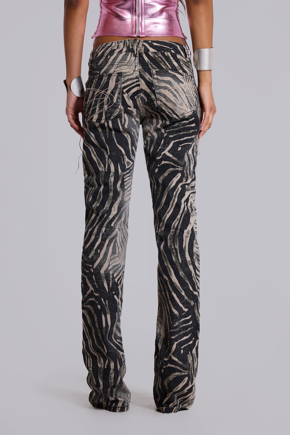 Leona Bootcut Cooper Jeans in Zebra