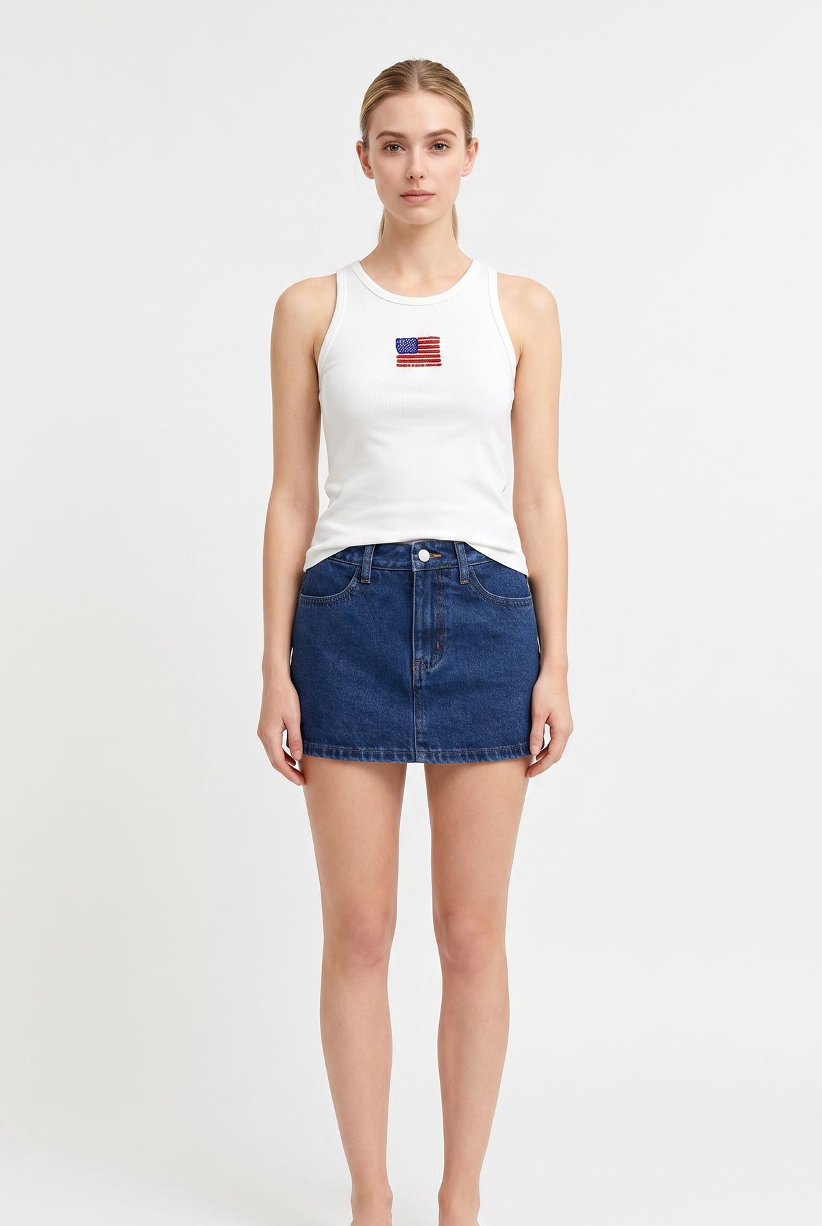 Liberty Beaded Rib Tank