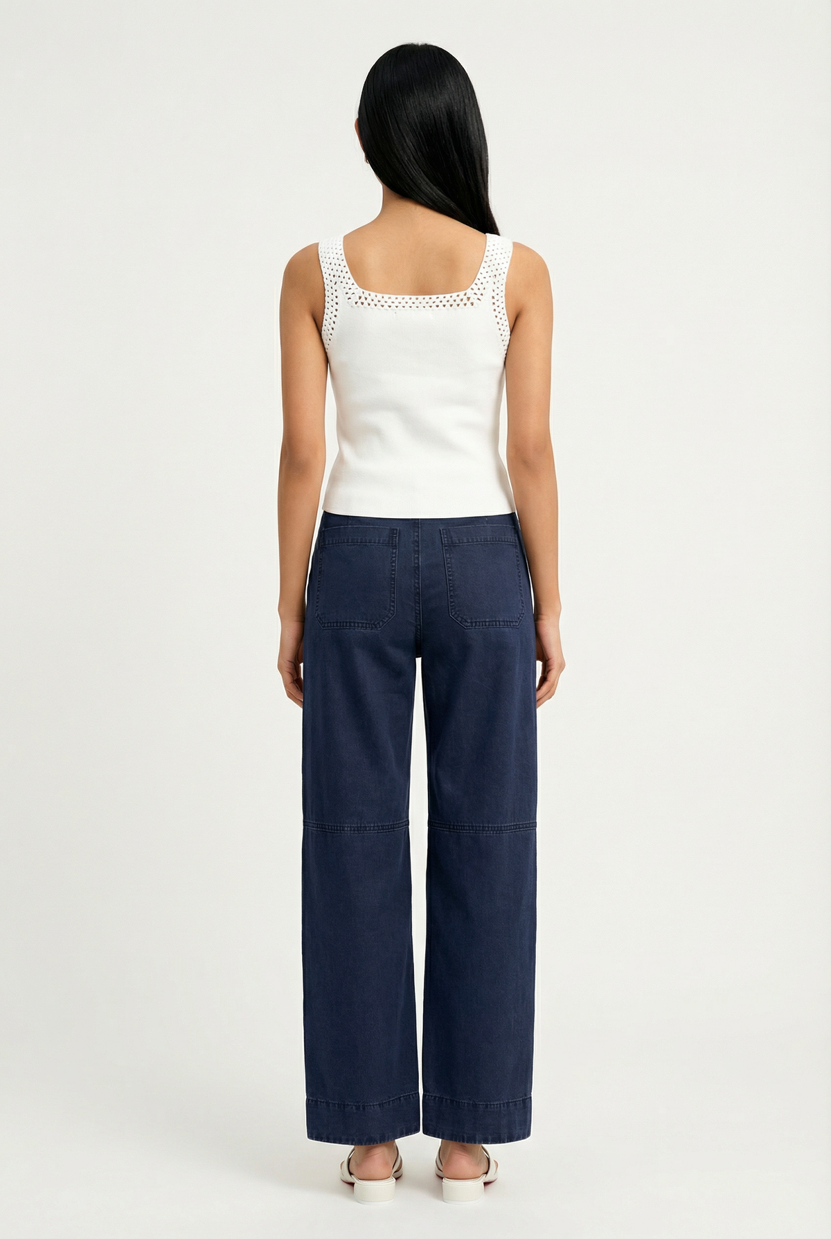 Louisa Crochet Trim Tank Top