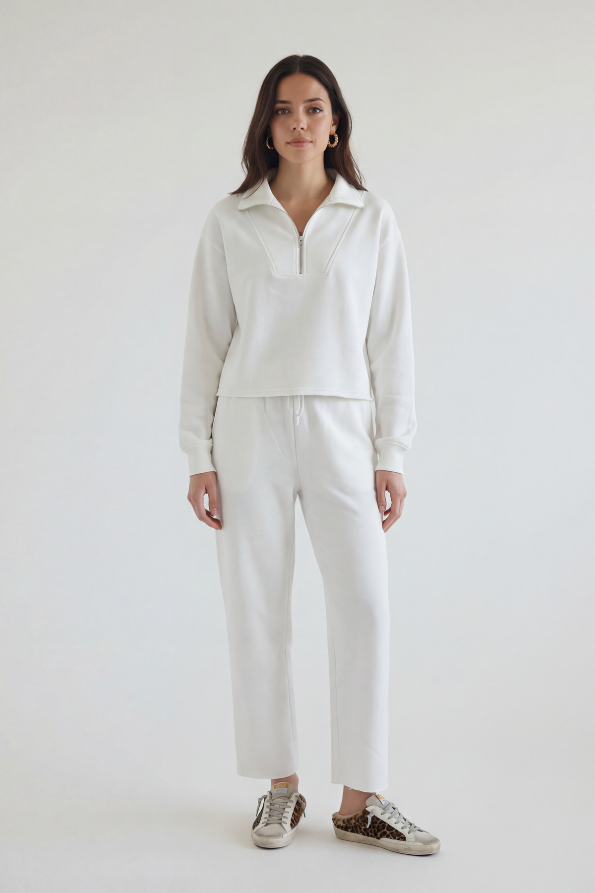Luxe Raw Edge Sweatpant
