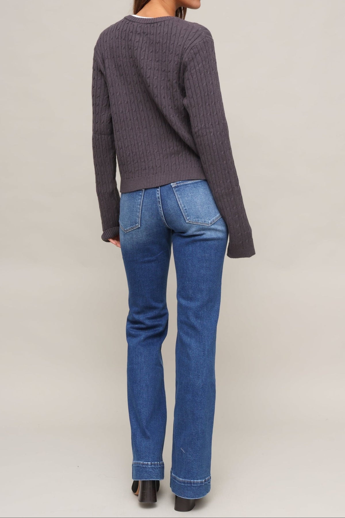 Ralfi Cable Cardigan