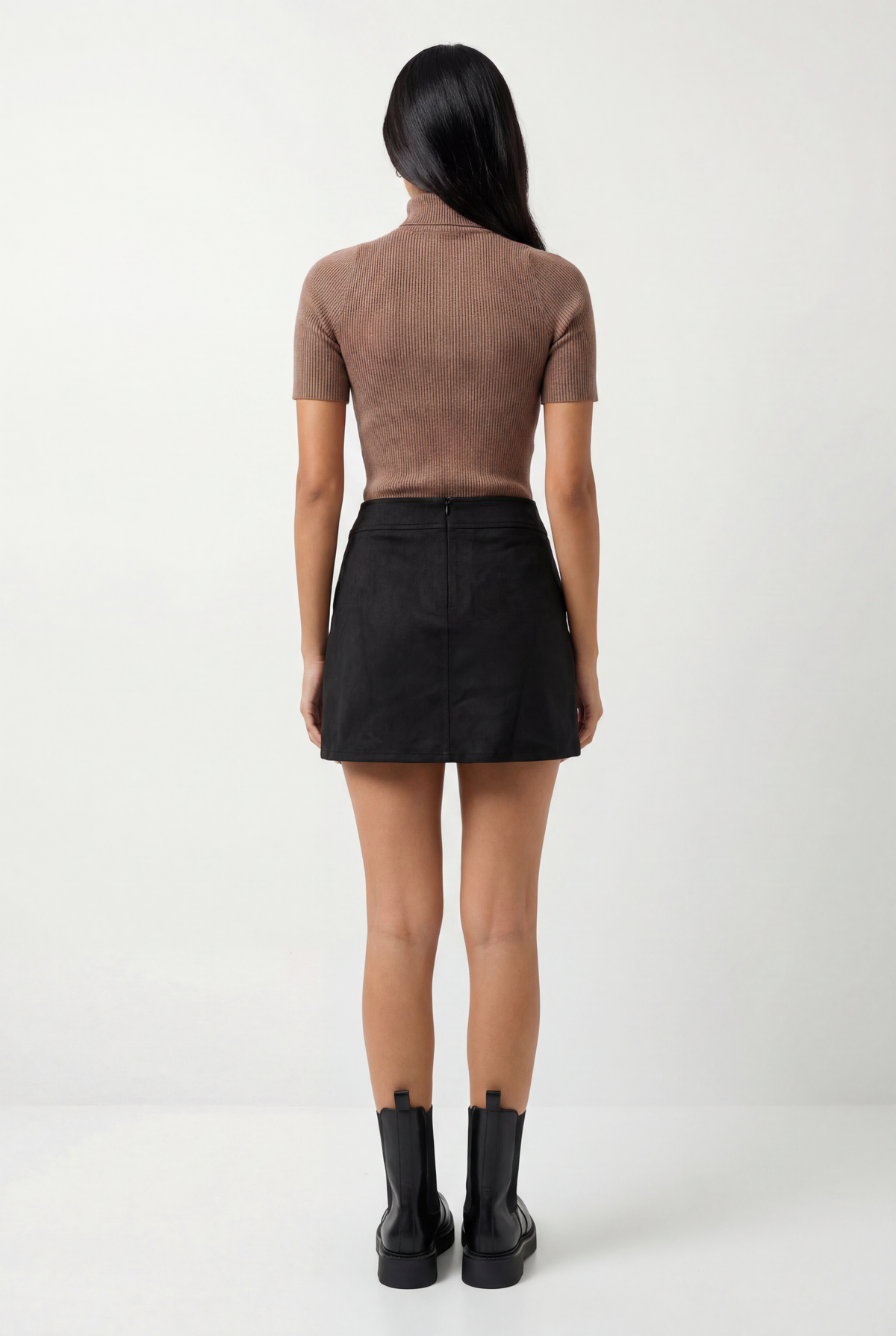Sundown Suede Mini Skirt