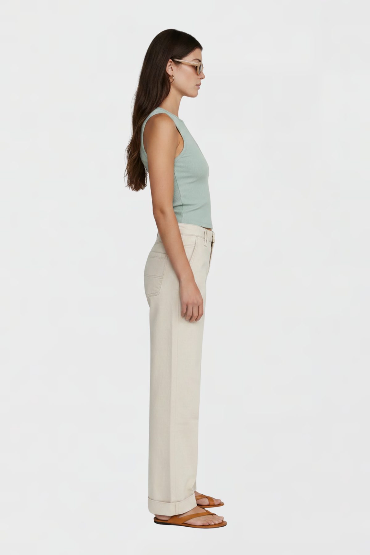 The Easy V Neck Rib Tank